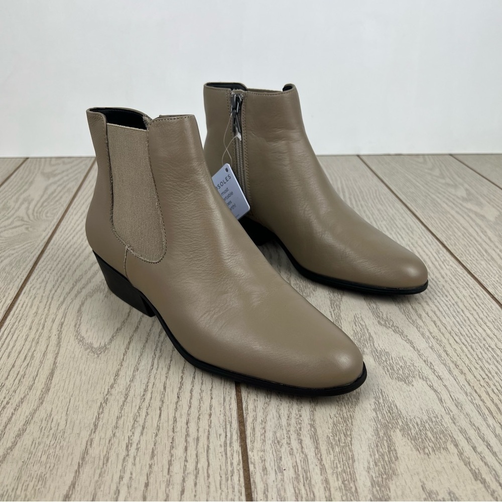 Aerosoles Women's Cerros Bootie-Midcalf Bootie 6.5M Trench Coat Leather $150